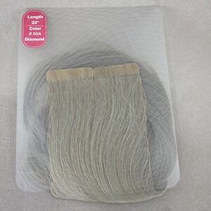 Hotheads Tape-In Extensions LUSH Originals 26" 20 Pieces Diamond #60A New Remy